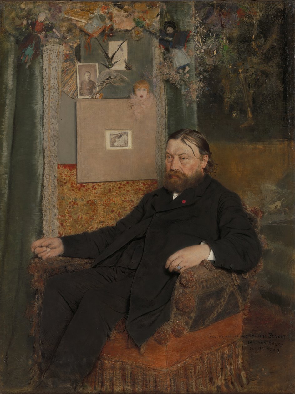 Il compositore Peter Benoit da Jan van Beers