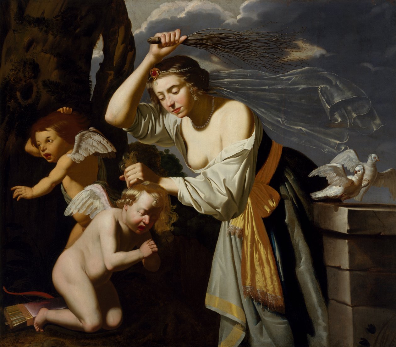 Venere che castiga Cupido, 1628 da Jan van Bijlert or Bylert