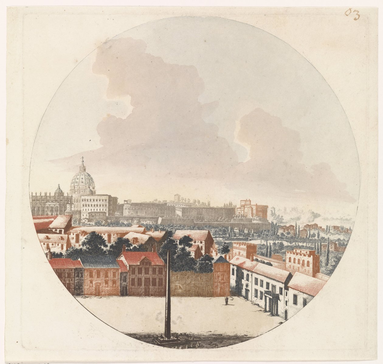 Veduta di Roma da Jan van Call (I) (possibly)