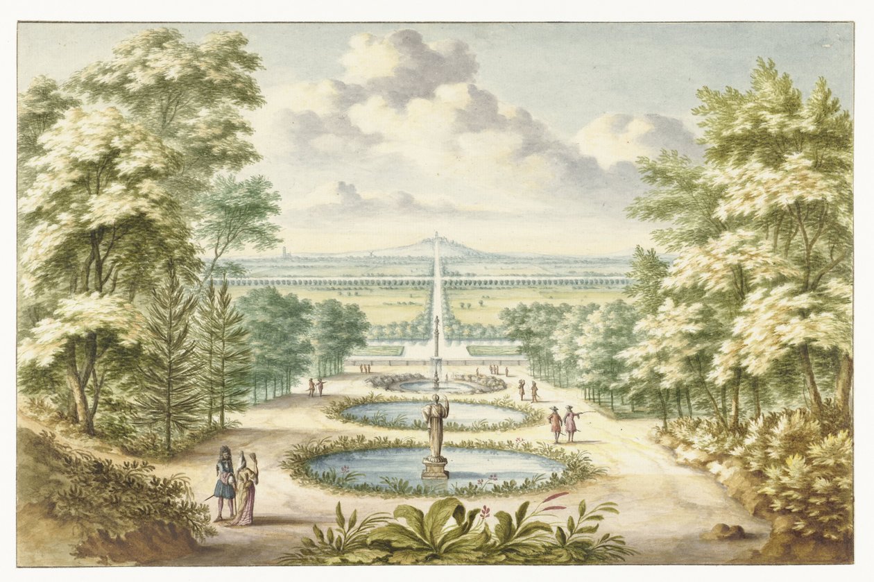 Anfiteatro a Kleve, visto da nord da Jan van Call (I)