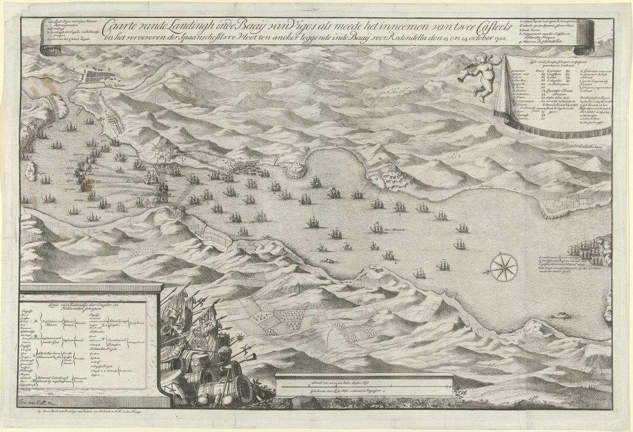 Battaglia navale nella baia di Vigo e la conquista della flotta d