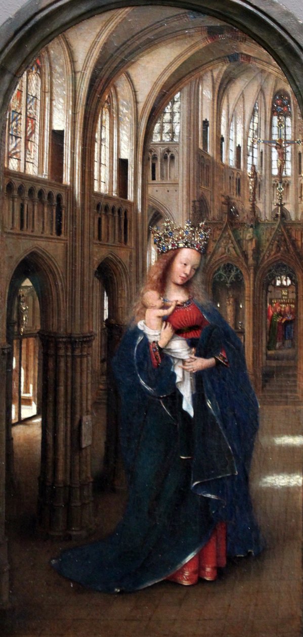 Tedesco: Die Madonna in der Kirche La Madonna nella Chiesa da Jan van Eyck