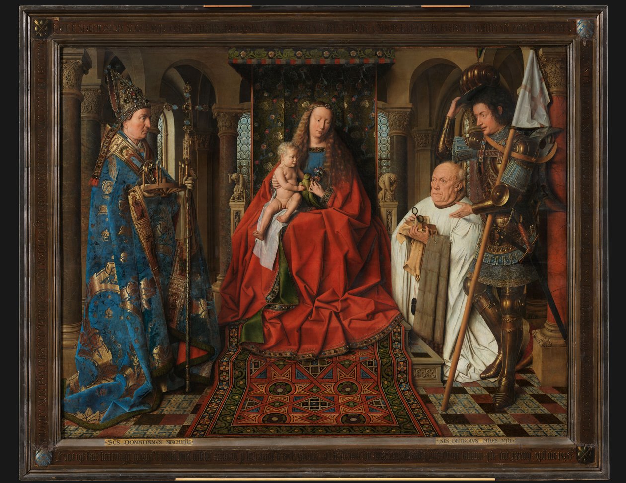 Madonna con il canonico Joris van der Paele da Jan van Eyck