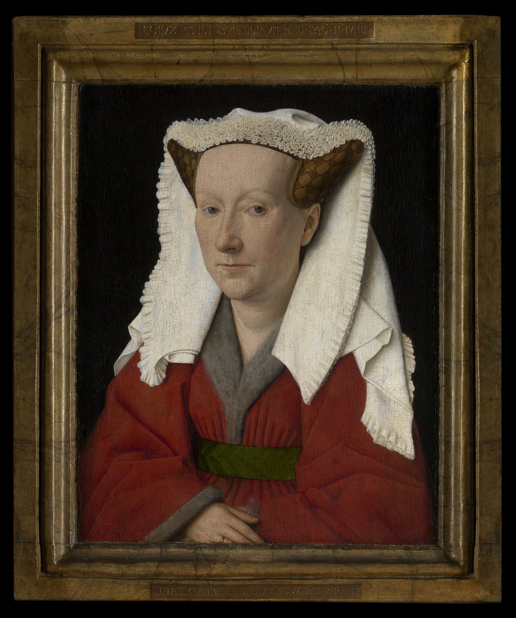 Ritratto di Margareta van Eyck da Jan van Eyck