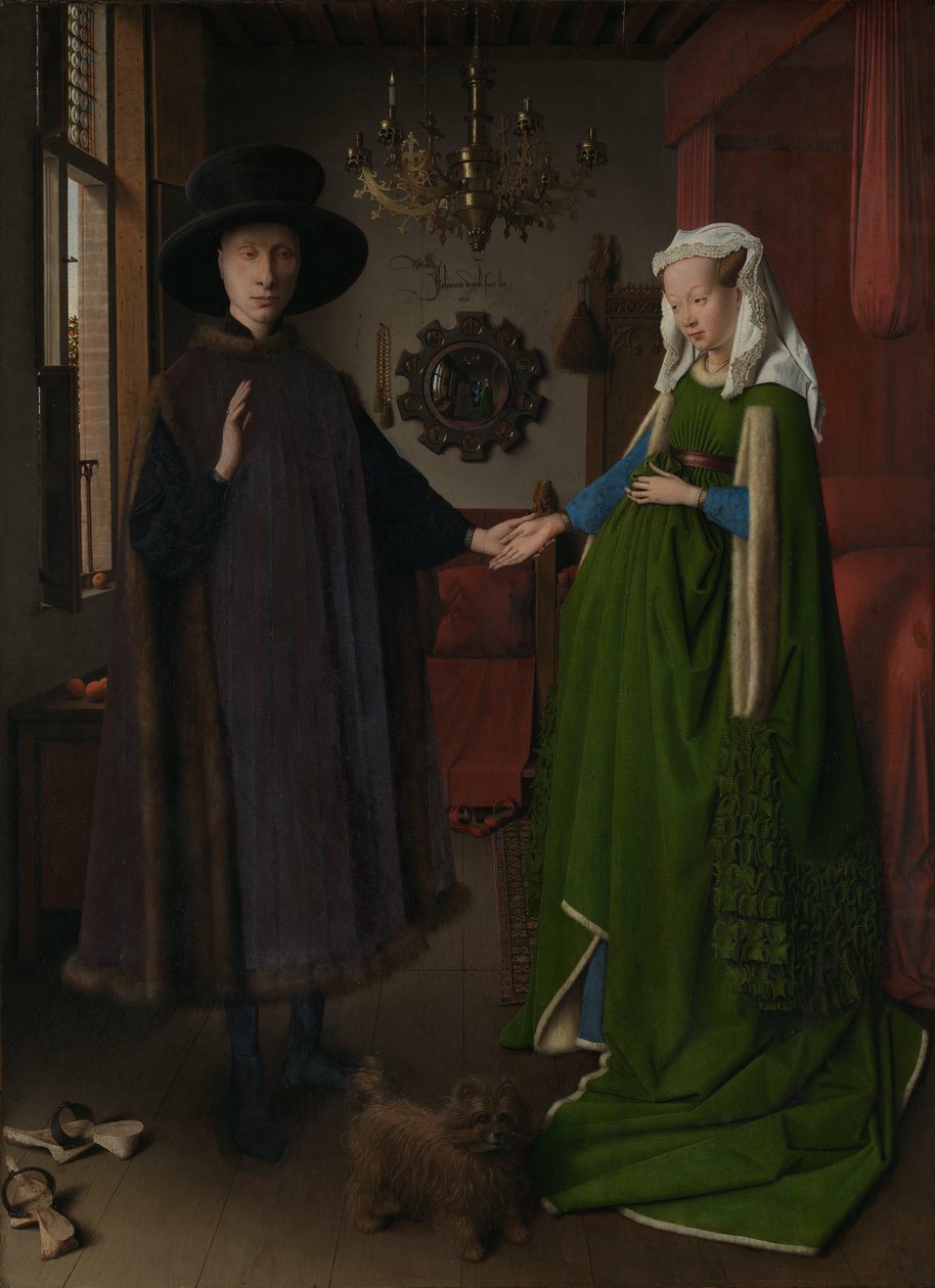 Il ritratto di Arnolfini da Jan van Eyck
