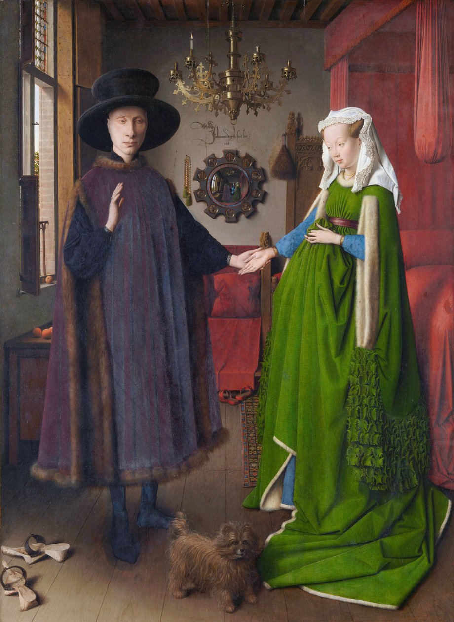 Il ritratto di Arnolfini da Jan van Eyck
