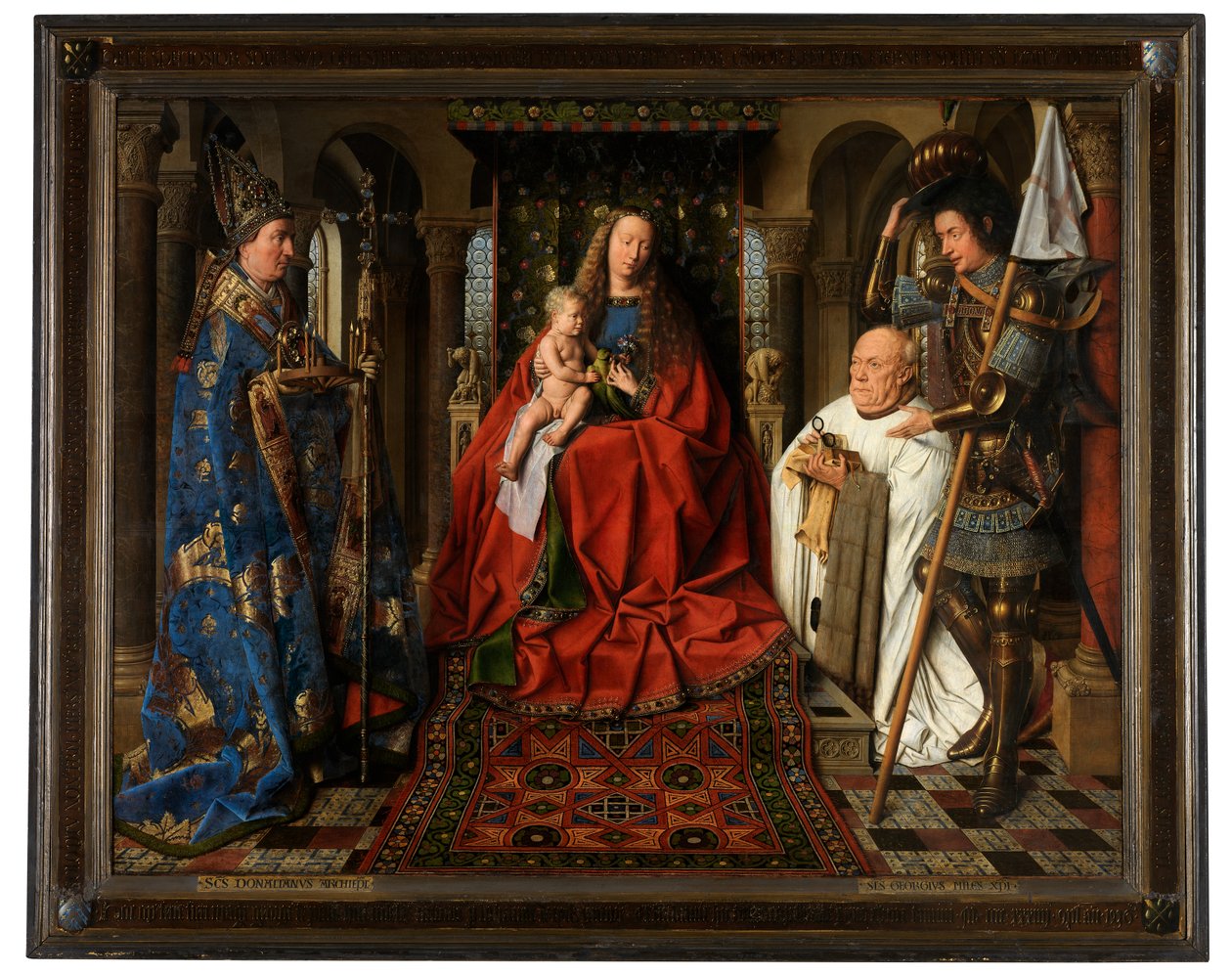 La Vergine e il Bambino con il canonico Joris van der Paele da Jan van Eyck