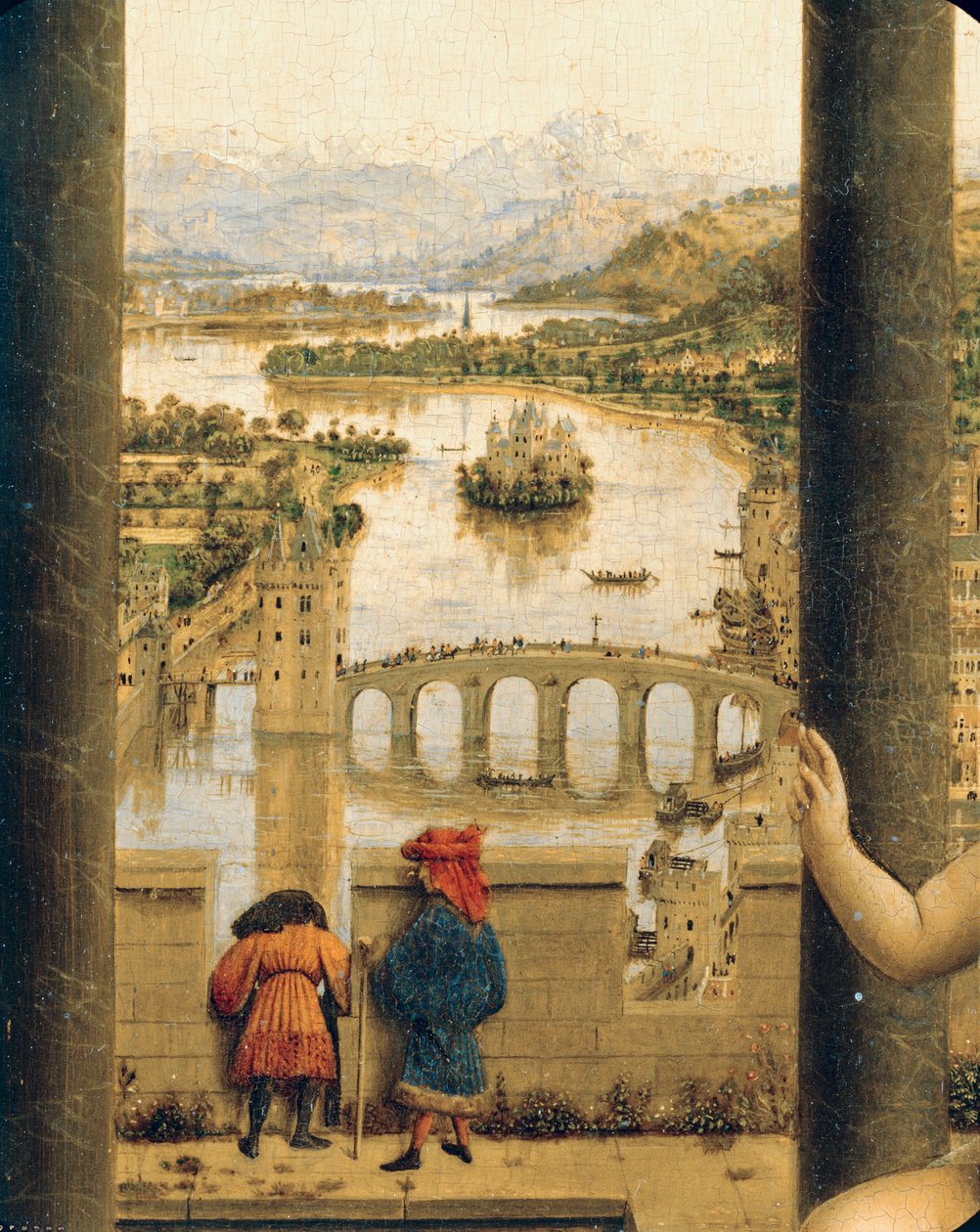 La Vergine del Cancelliere Rolin da Jan van Eyck