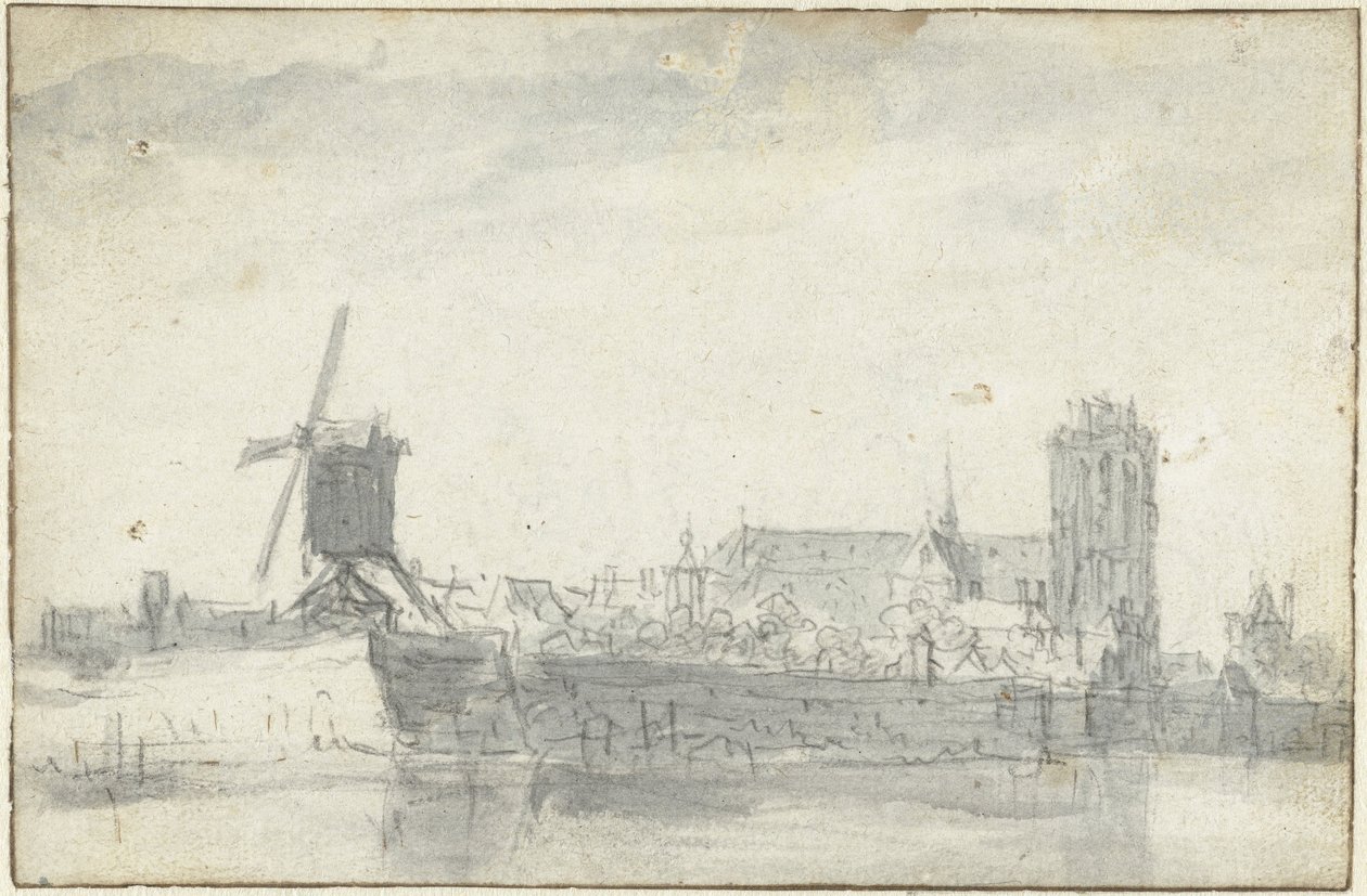 Veduta di Dordrecht dall
