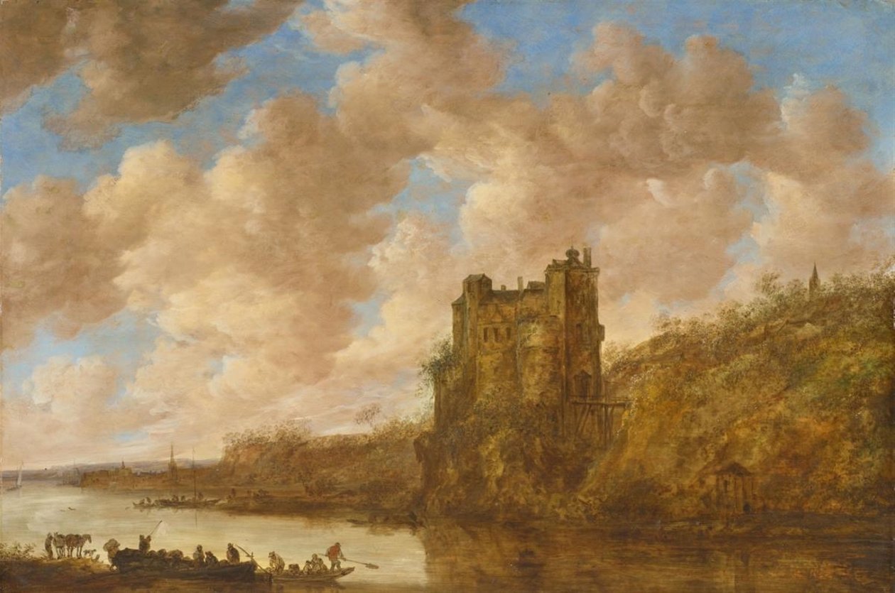 Grande castello da Jan van Goyen