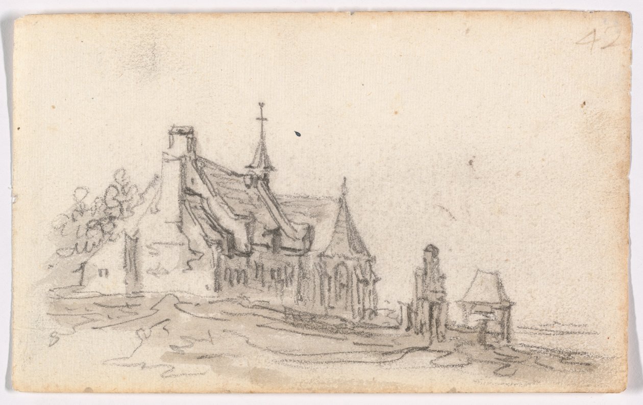 Casa del lebbroso a Cleves da Jan van Goyen