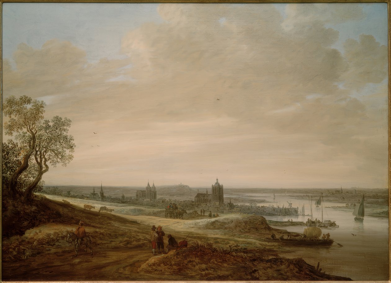 Paesaggio panoramico con vista su Arnhem da Jan van Goyen
