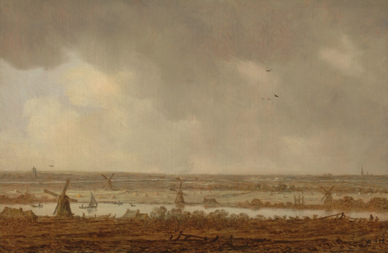 Paesaggio di polder da Jan van Goyen