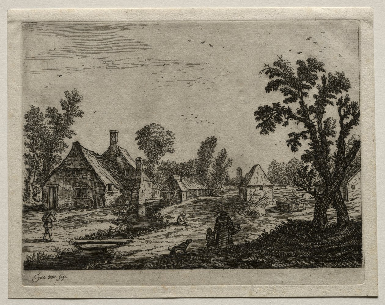 La tavola sul ruscello da Jan van Goyen