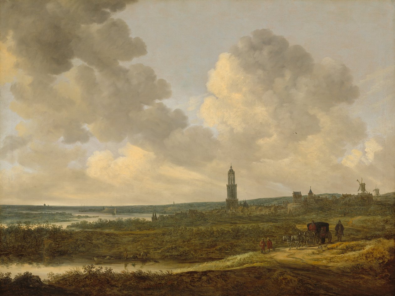 Veduta di Rhenen, 1646 da Jan van Goyen