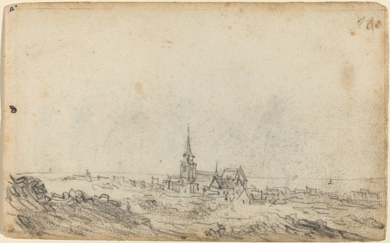 Veduta di Scheveningen da Jan van Goyen
