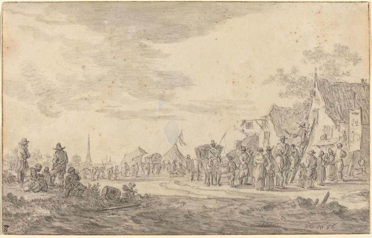 Fiera del villaggio da Jan van Goyen