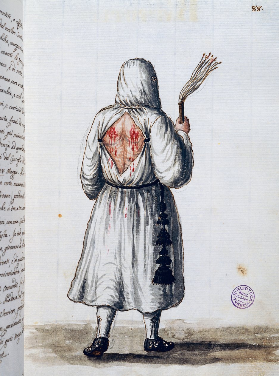 Confraternita dei Battuti, arrivata dal nord nel 1399 e non accettata a Venezia dal Doge Antonio Venier, Volume II, f 88 da Jan van Grevenbroeck