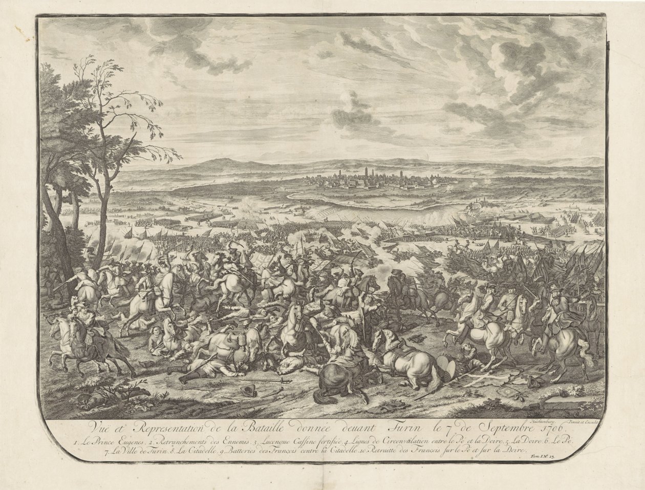 Assedio di Torino, 1706 da Jan van Huchtenburg