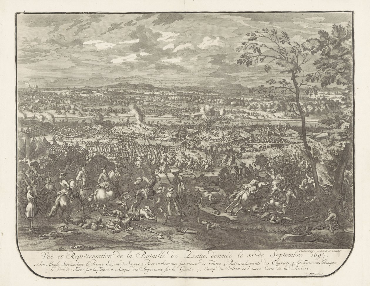 Battaglia di Senta, 1697 da Jan van Huchtenburg