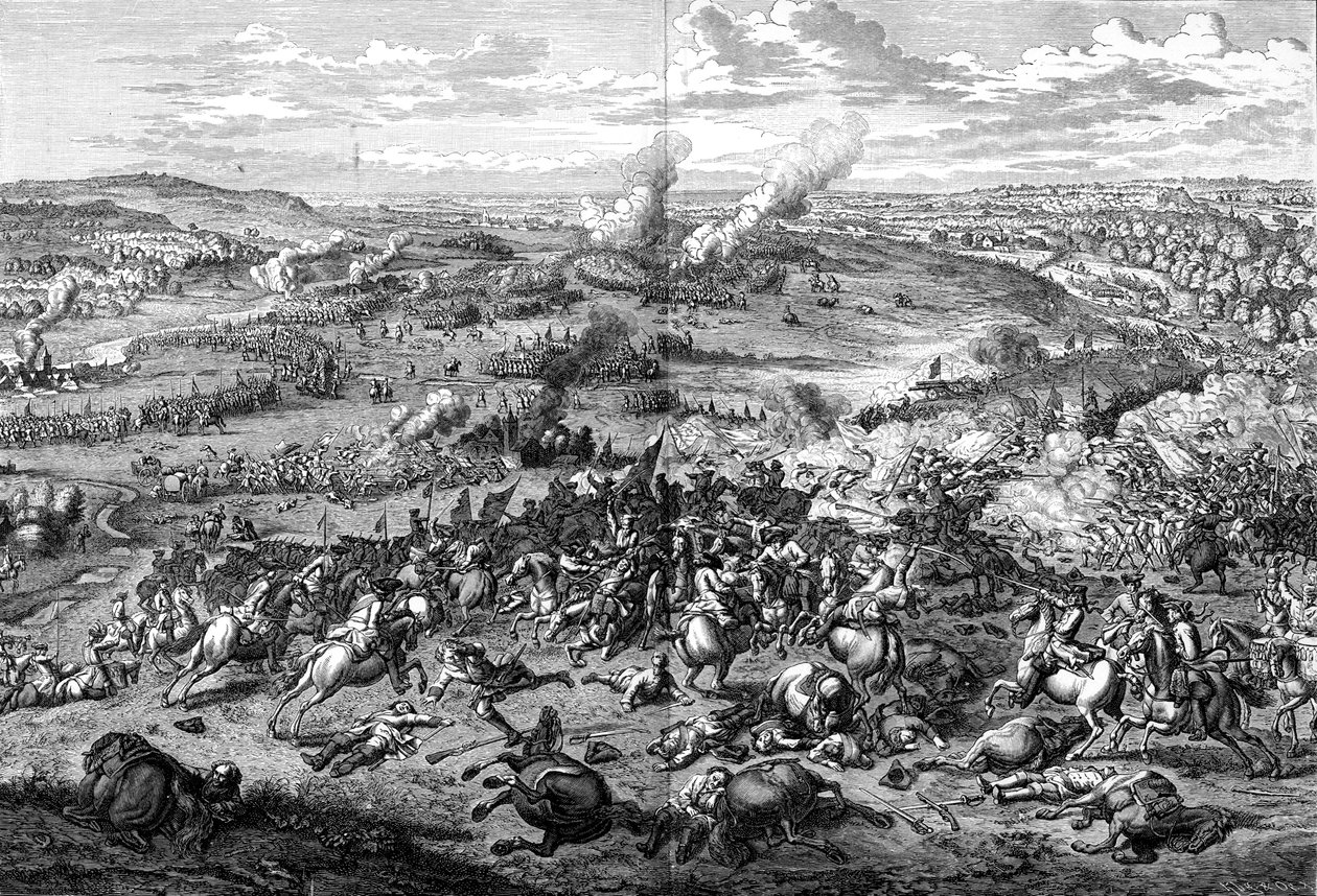 La battaglia di Hochstadt, Baviera, 13 agosto 1704, 1903 da Jan van Huchtenburg
