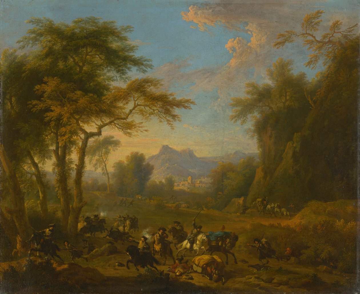 Incursione, ca 1717 da Jan van Huchtenburgh