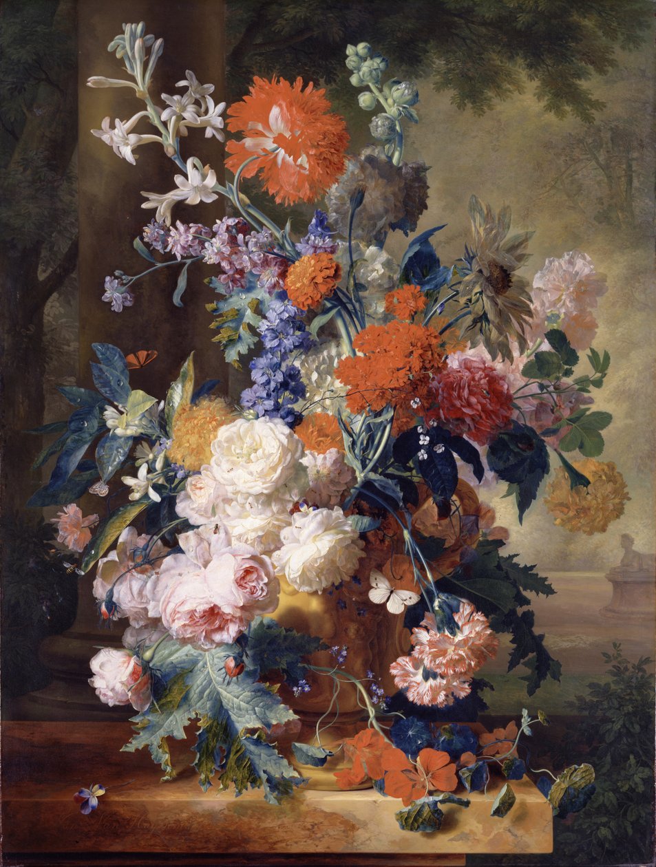 Natura morta di fiori da Jan van Huysum