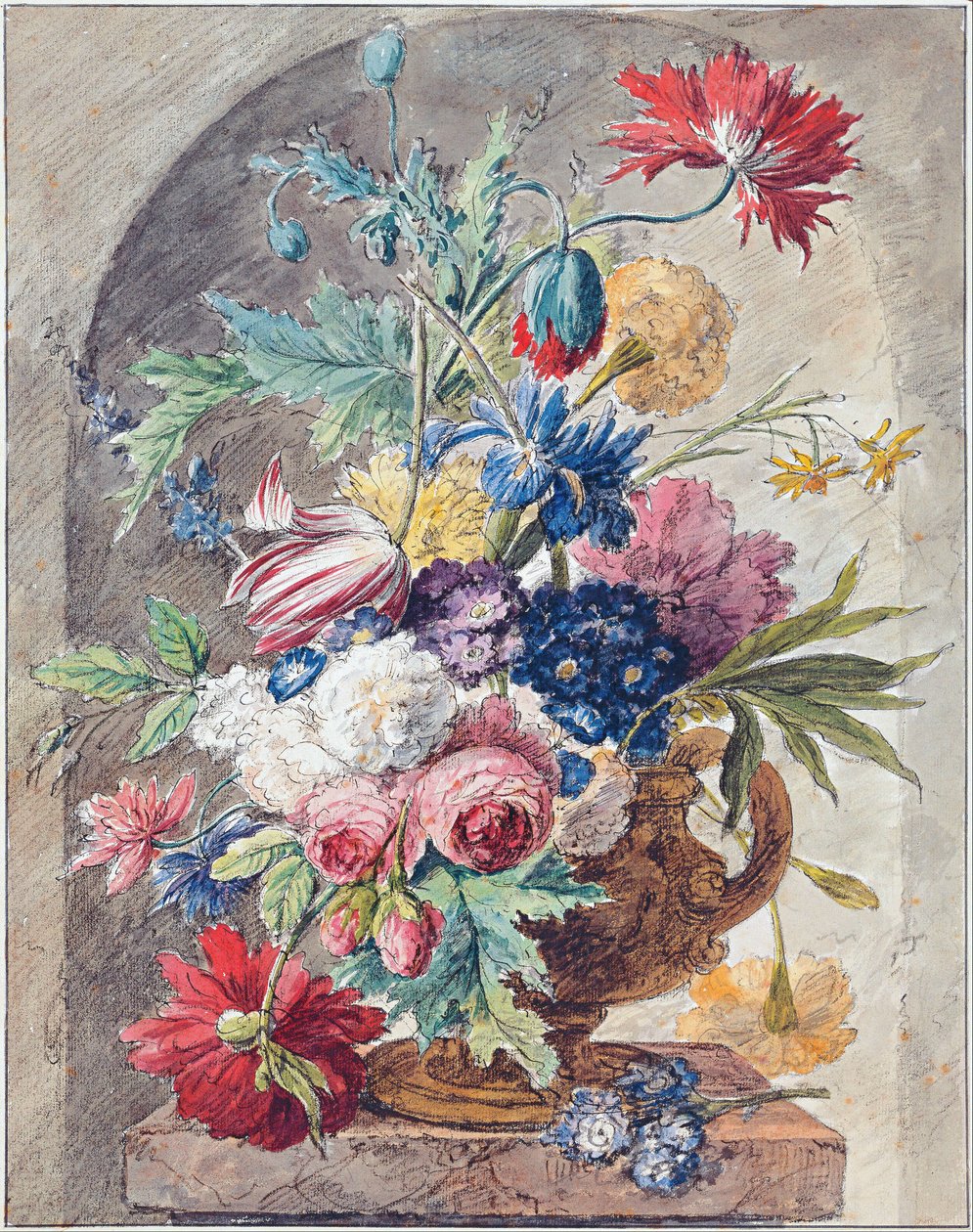 Natura morta di fiori, 1734 ca. da Jan van Huysum