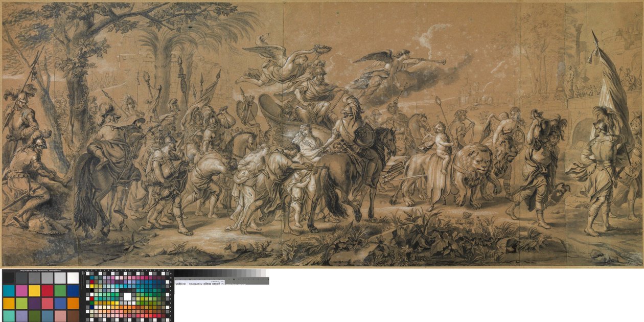 Olandese: La glorificazione di Marte da Jan van Orley