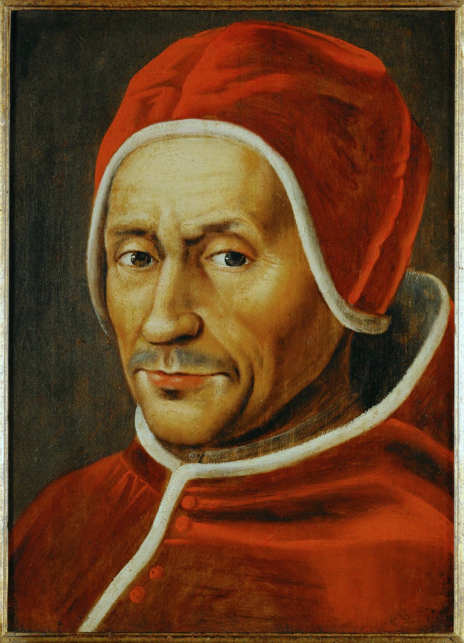 Papa Adriano VI ... (dipinto su tavola) da Jan van Scorel