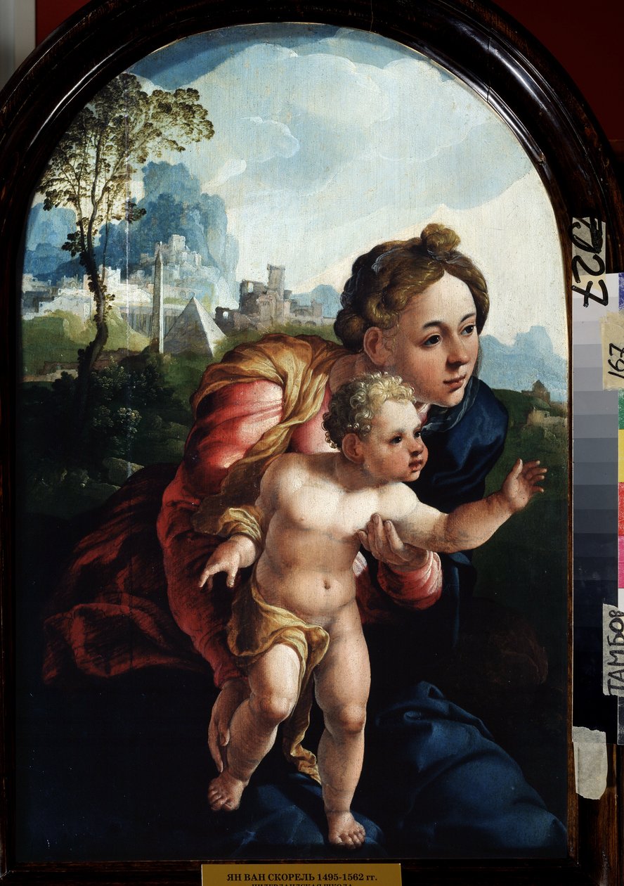 Vergine con Bambino, 1530 da Jan van Scorel