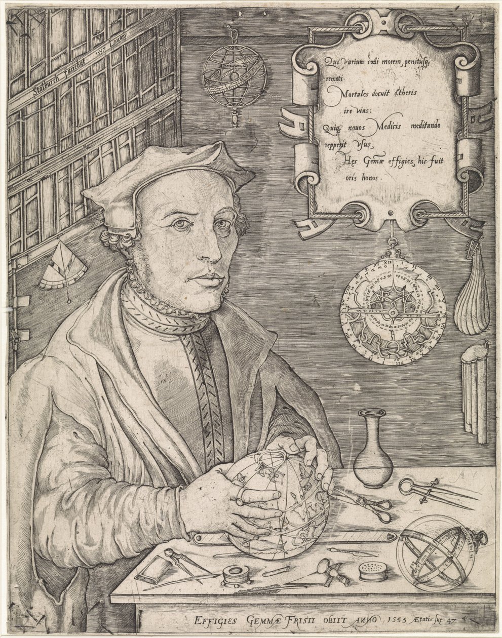 Ritratto di Gemma Frisius da Jan van Stalburch