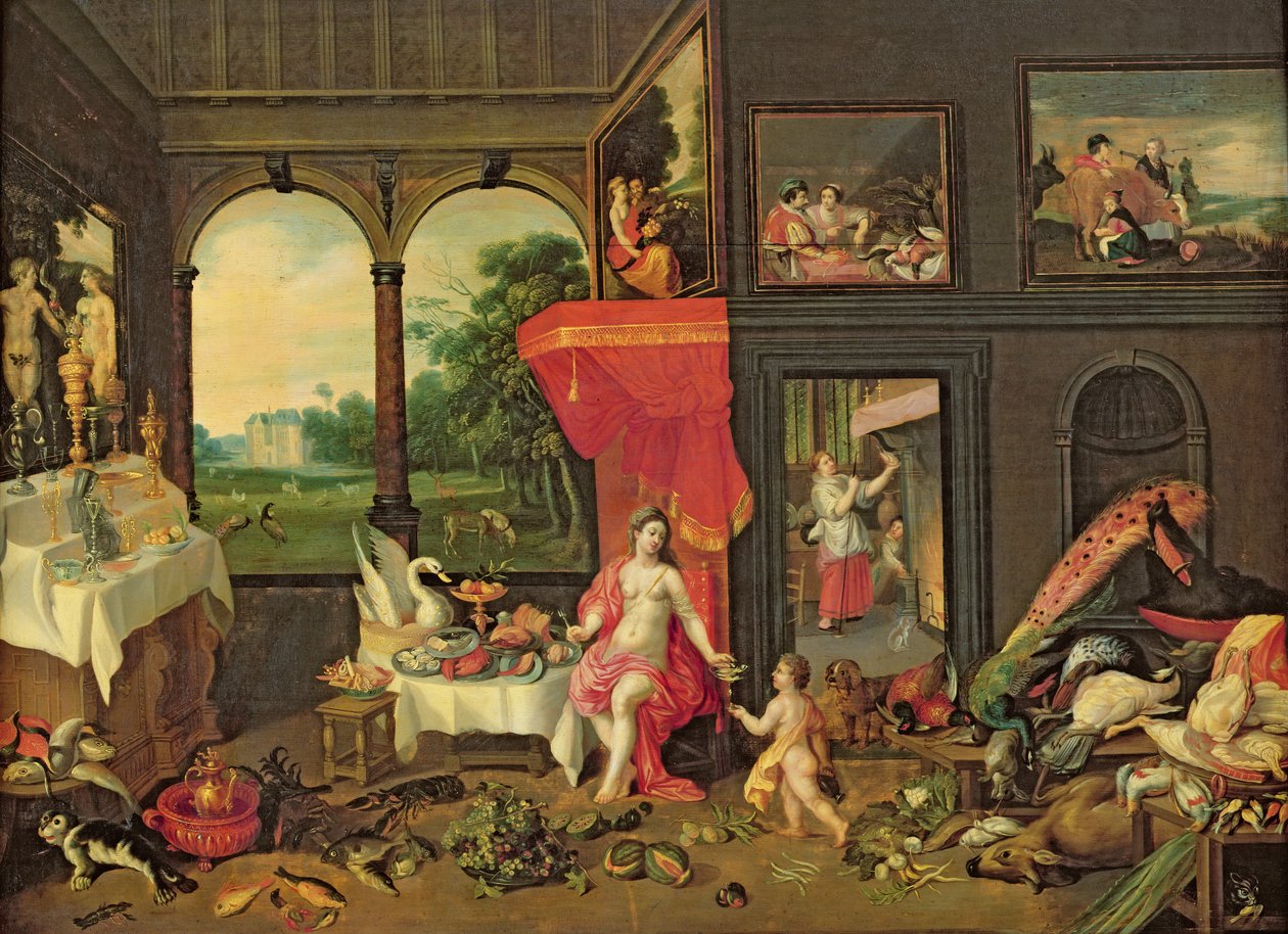 Allegoria del gusto da Jan van and Balen, Hendrik van Kessel