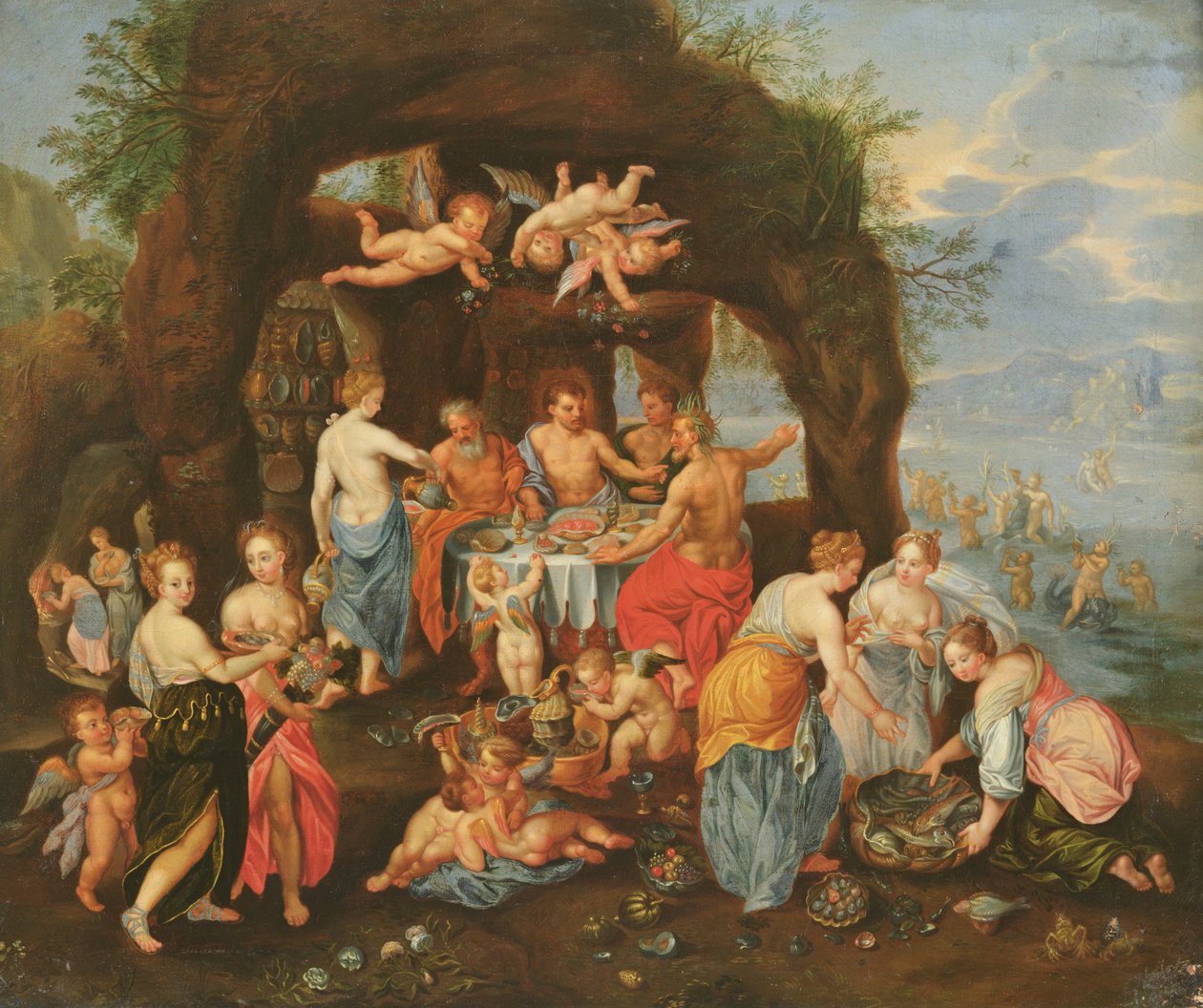 Il banchetto degli dei da Jan van and Balen, Hendrik van Kessel