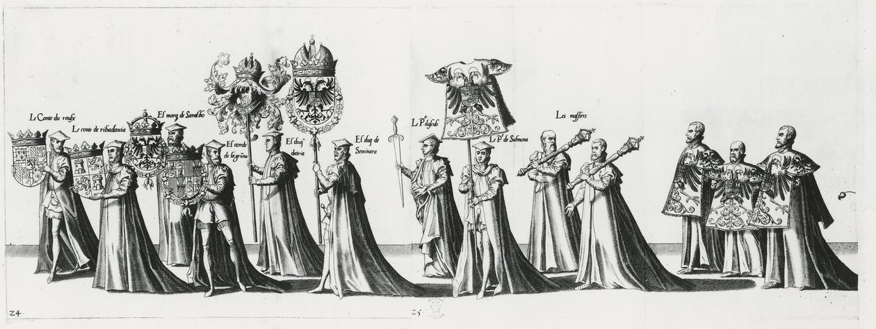 Stemma imperiale al corteo funebre dell