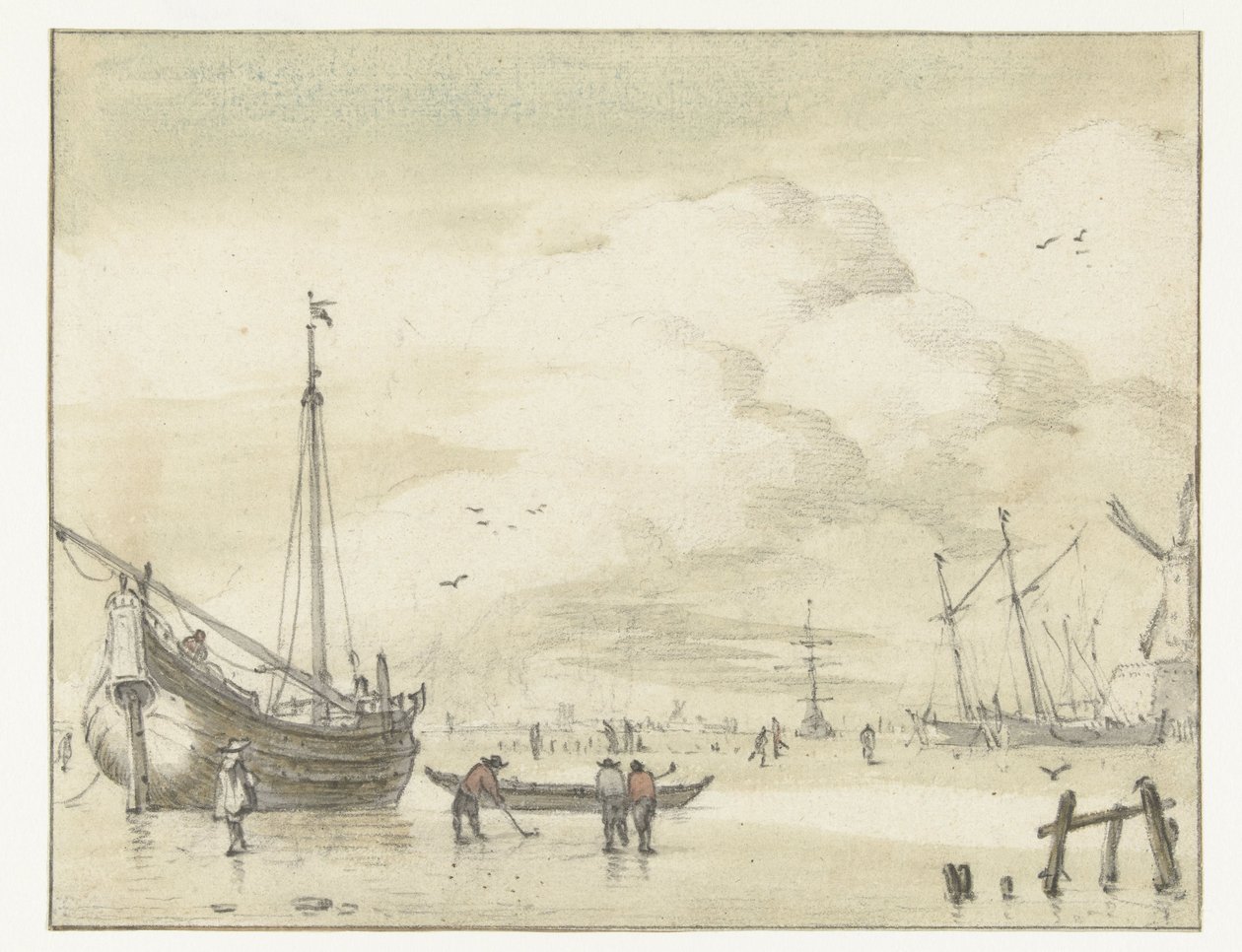 Paesaggio invernale da Jan van de Cappelle