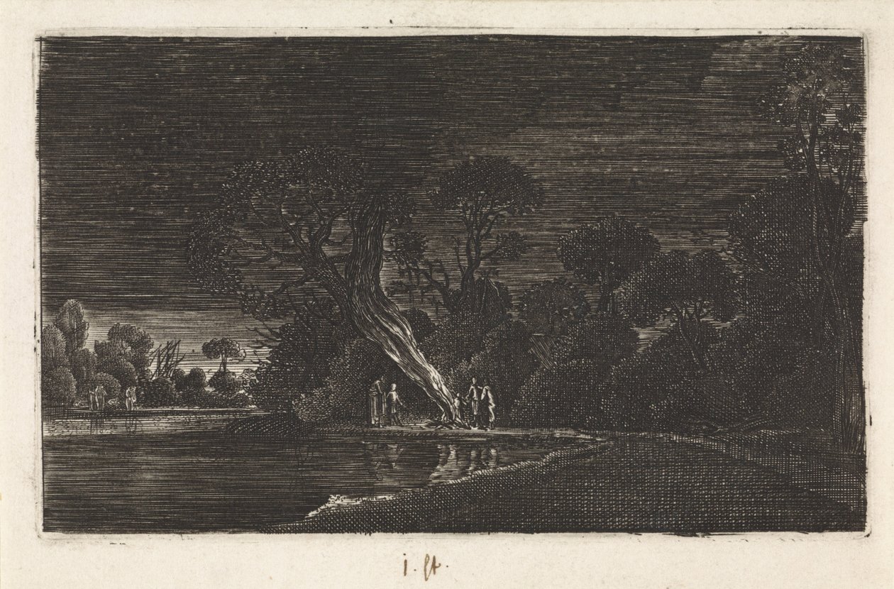 Paesaggio al chiaro di luna da Jan van de Velde (II)
