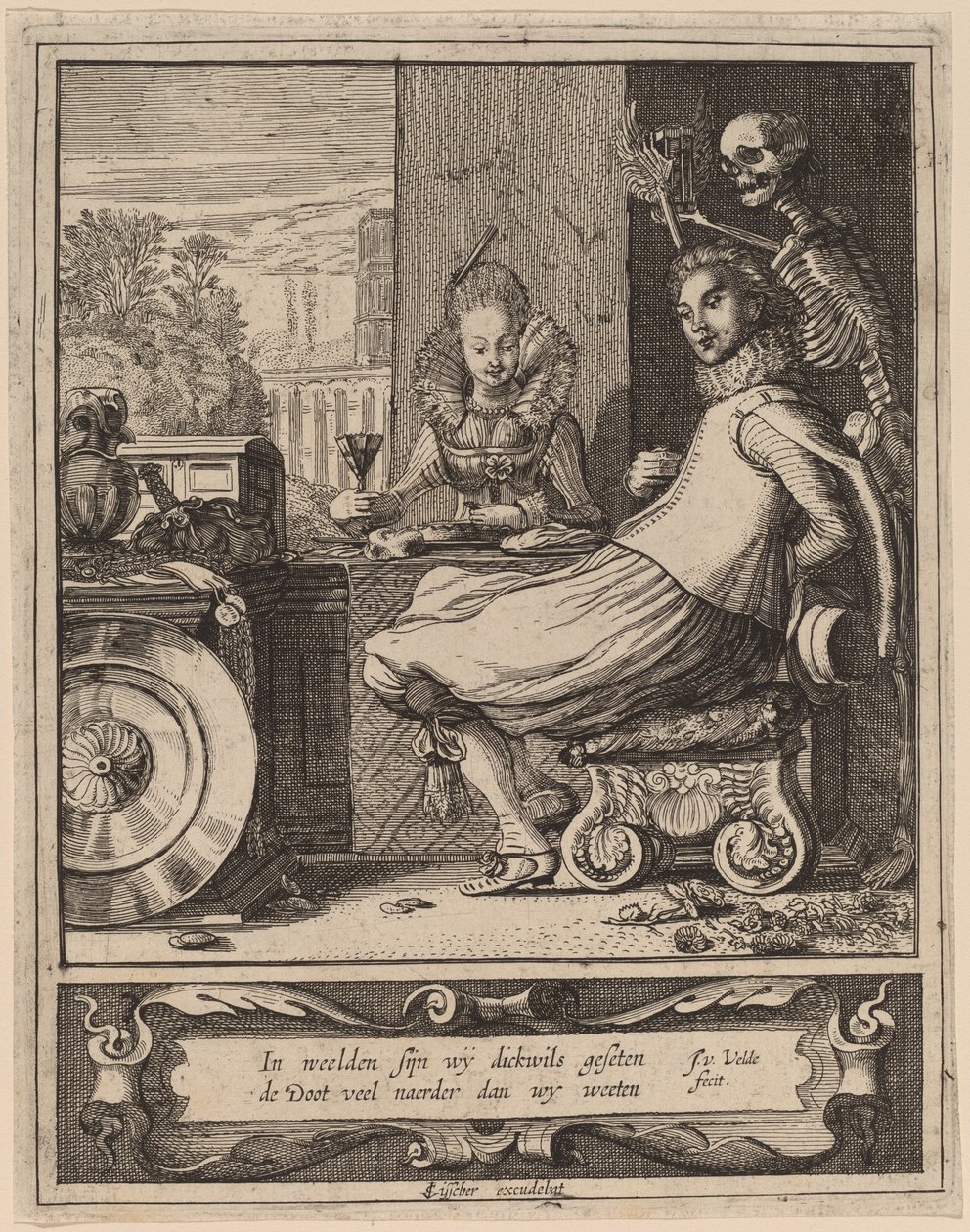La morte sorprende una coppia da Jan van de Velde II