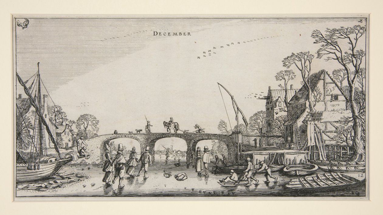 I Mesi, serie di dodici da Jan van de Velde II