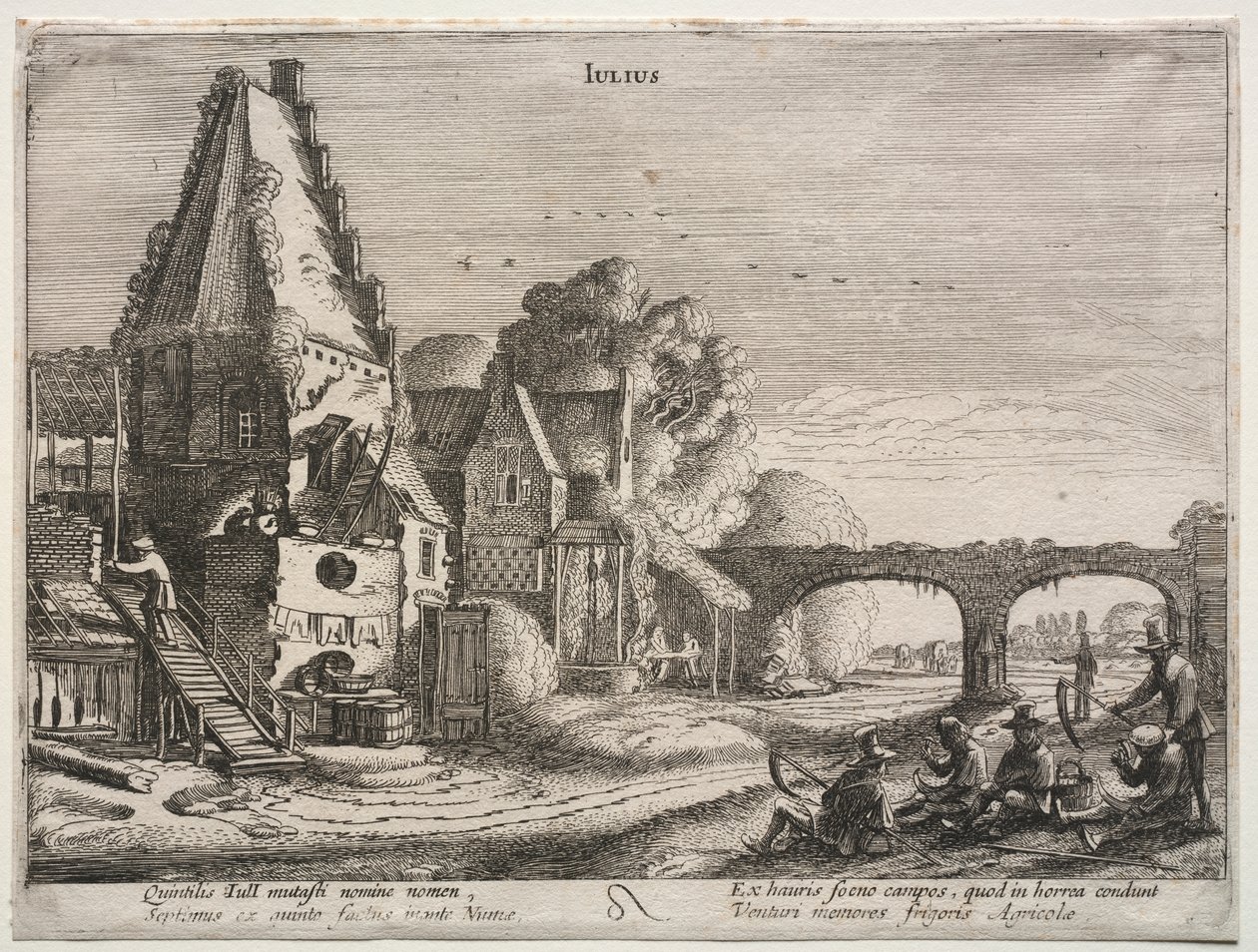I Dodici Mesi: Luglio da Jan van de Velde II