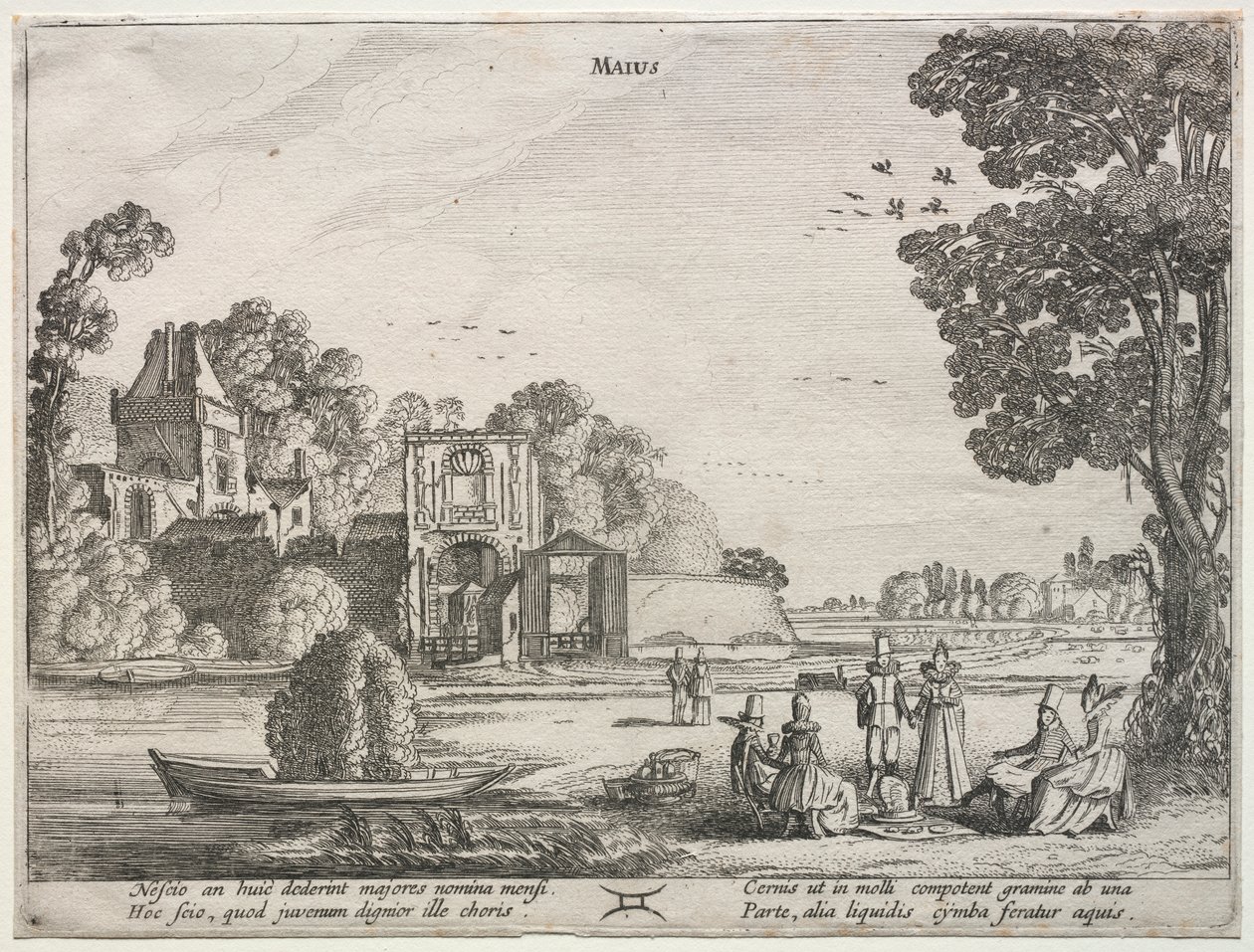 I dodici mesi: Maggio da Jan van de Velde II