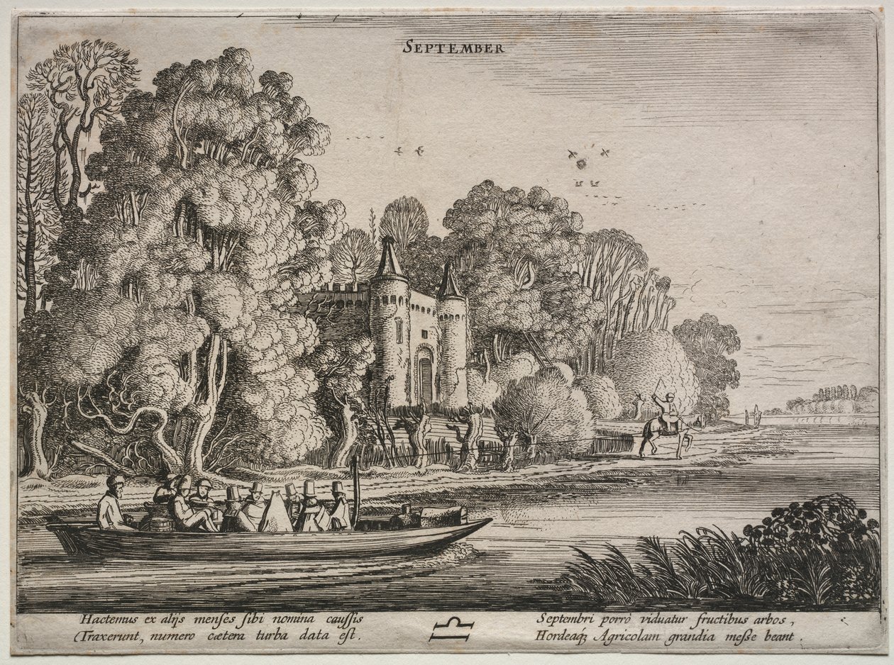 I dodici mesi: Settembre da Jan van de Velde II