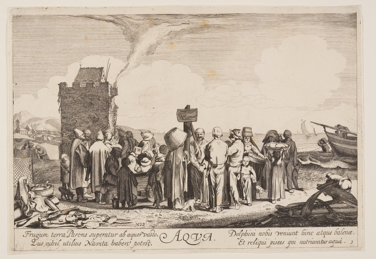 Acqua, da I quattro elementi da Jan van de Velde II
