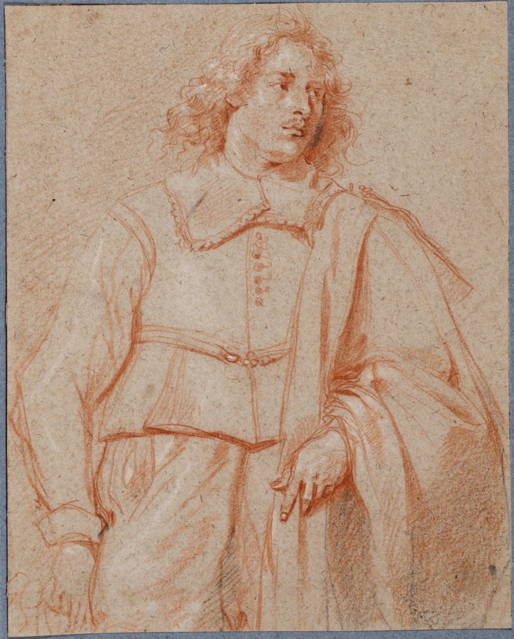 Studio a tre quarti di un giovane uomo da Jan van den Bergh