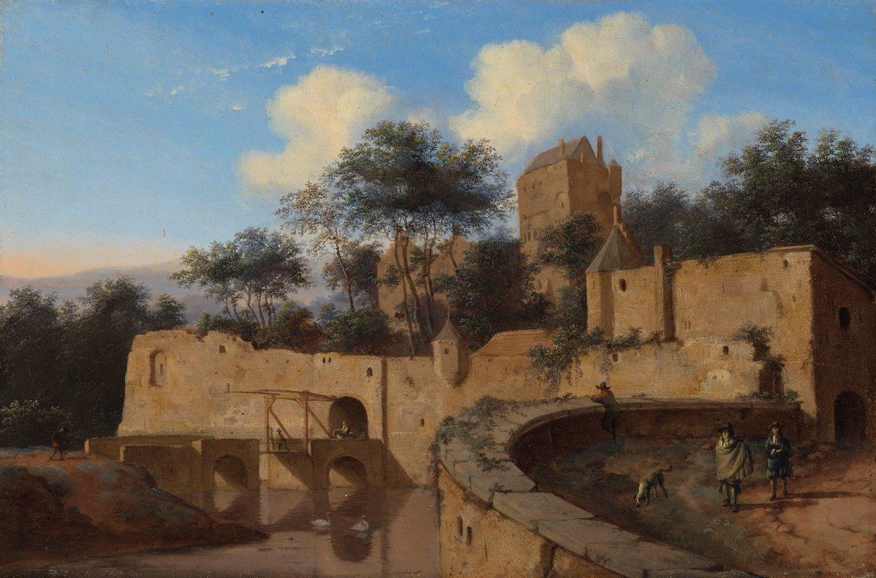 Una veduta capricciosa di Arnhem da Jan van der Heyden