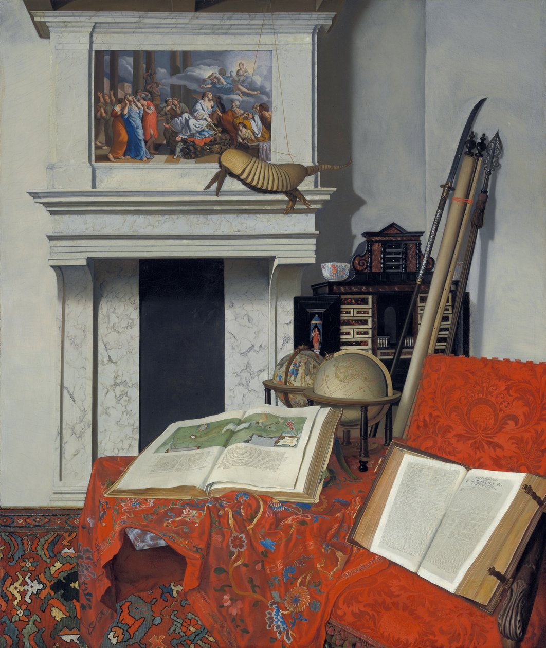 Stillife con varietà (angolo di una stanza) da Jan van der Heyden