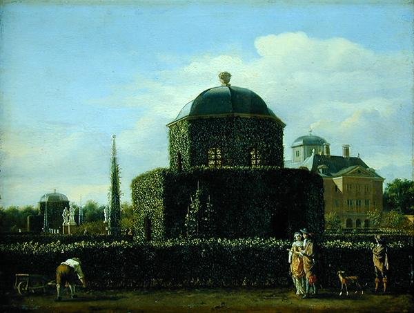 Il padiglione della casa Bosch, la residenza del custode della città di Gravenhage da Jan van der Heyden