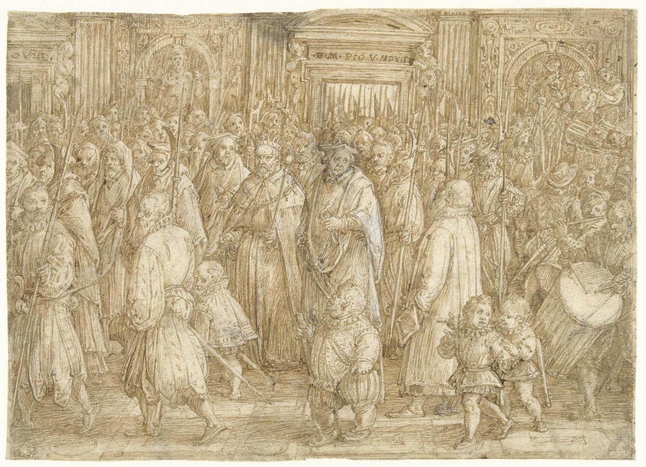 Ritorno del granduca Cosimo I di Toscana al suo palazzo da Jan van der Straet
