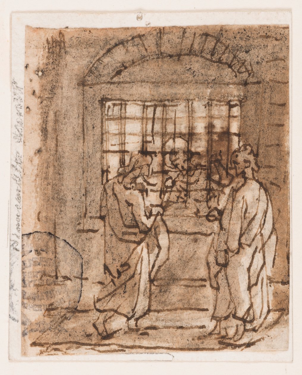 San Pietro in prigione da Jan van der Straet, called Stradanus
