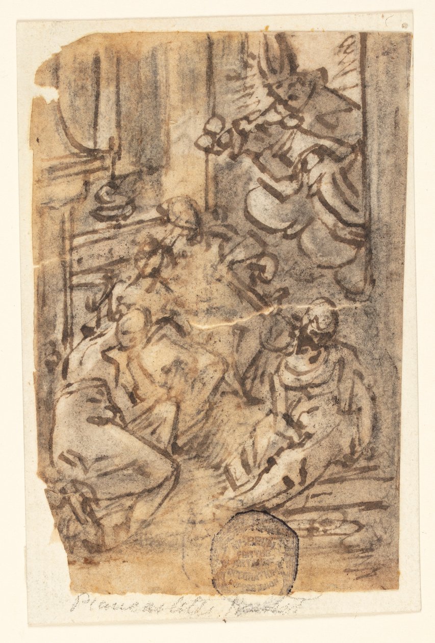 Studio per una Composizione da Jan van der Straet, called Stradanus